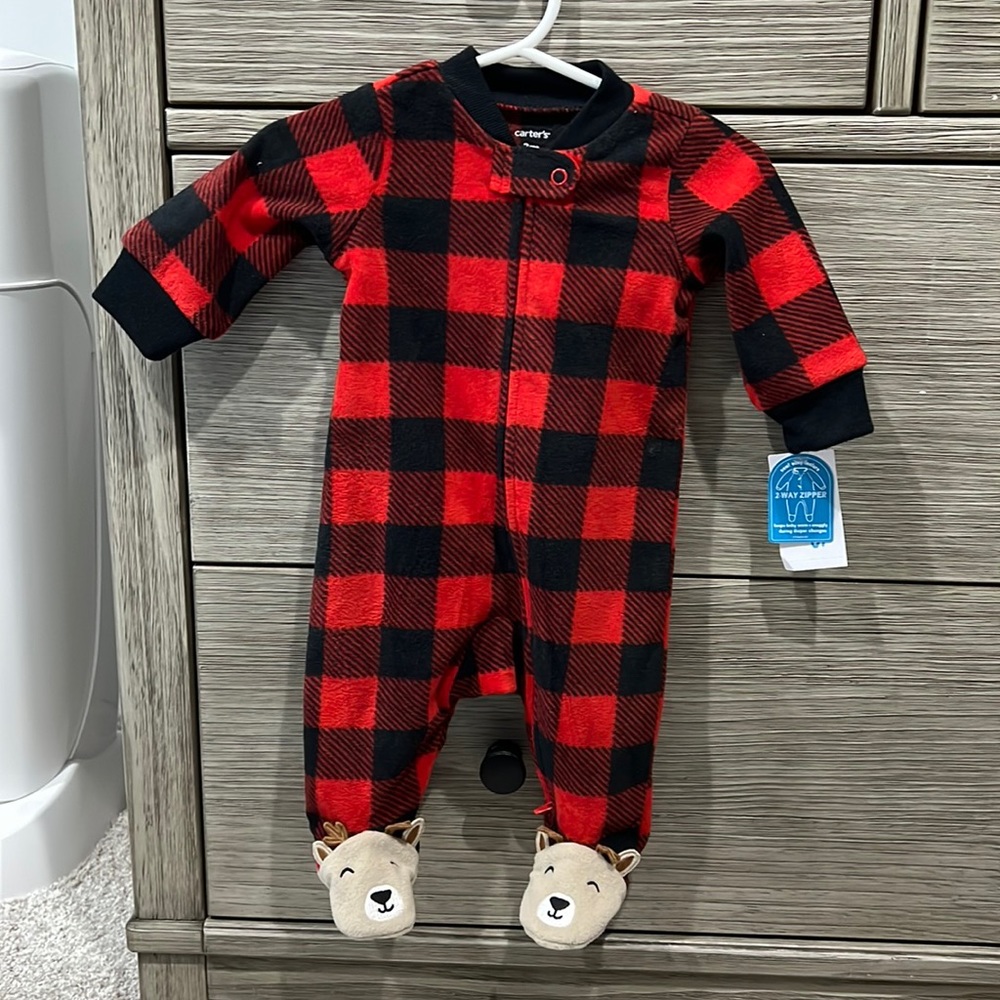 Carter’s fleece Christmas sleeper